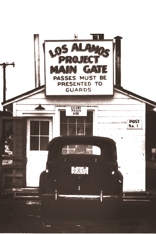 The Main Gate to Los Alamos
